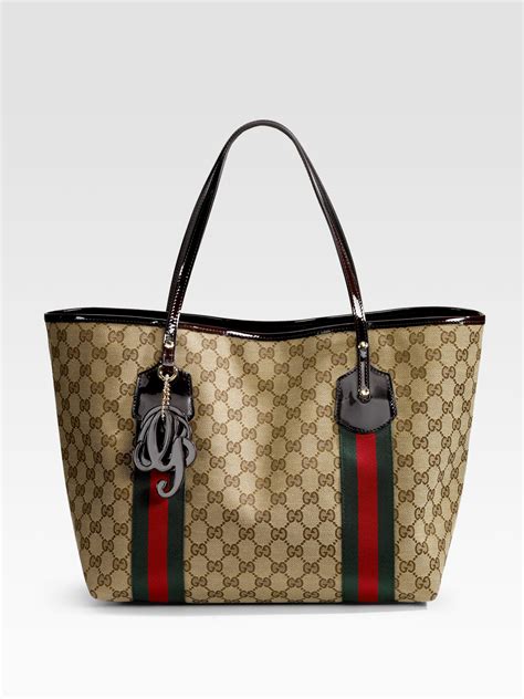 gucci large tote sale|genuine Gucci bag purse tote.